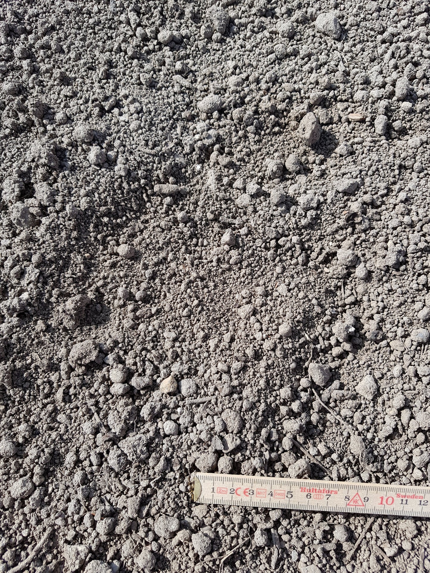 Anläggningsjord - lösvikt