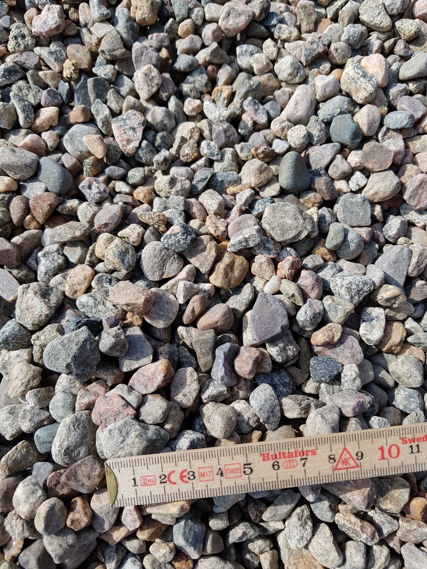 Natursingel över 16mm - lösvikt